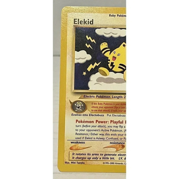 Elekid 22/111 Neo Genesis Set Rare Pokemon Card NM Vintage - Picture 2 of 12